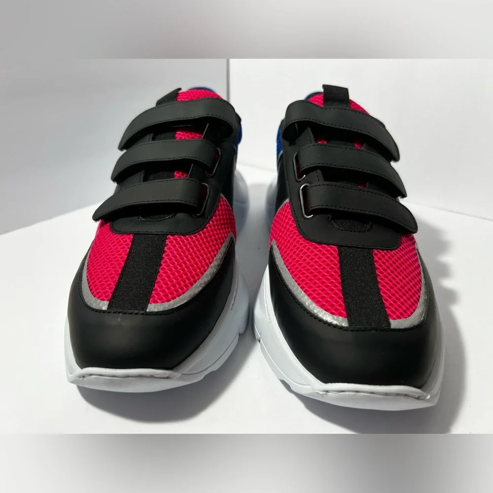 Daniel Patrick Panel Runner Sneakers shoes Sunset red Blue EU 45‎ men’s size 12